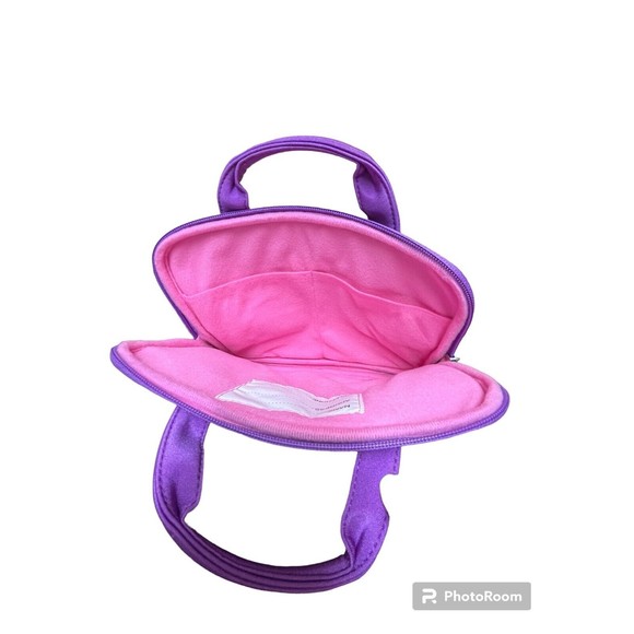 NuPro Padded Purple Pink Small Tablet/Notebook Case 10.5x8.5x1" w/handles - Picture 3 of 4